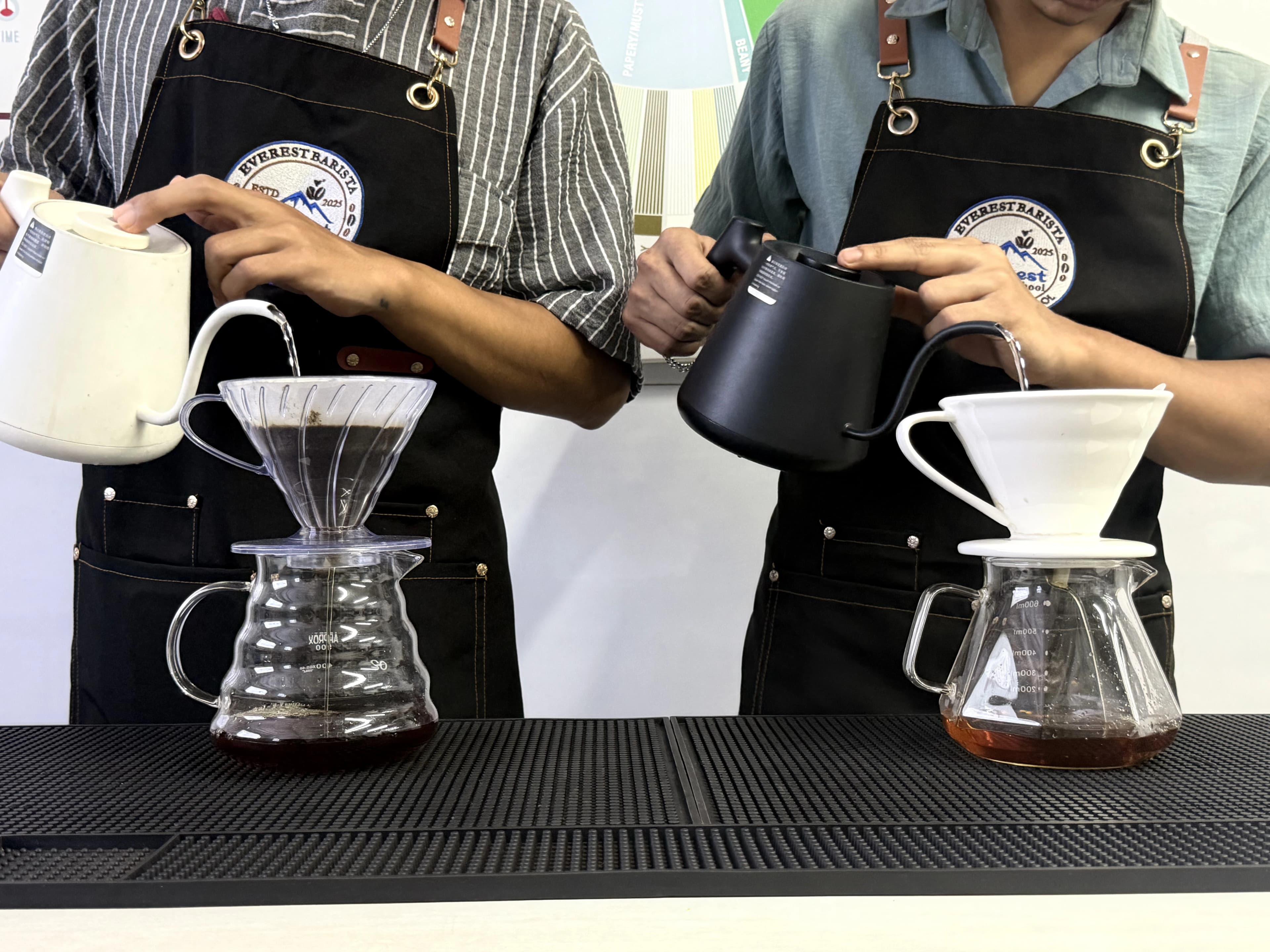 Barista training session